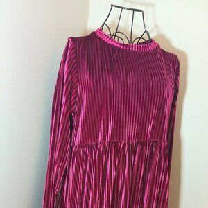 Red Velvet Dress